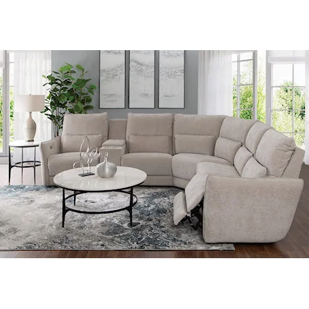 6 PIECE POWER SECTIONAL