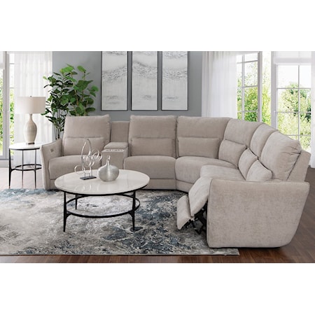 6 PIECE POWER SECTIONAL