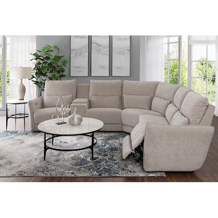 6 PIECE POWER SECTIONAL