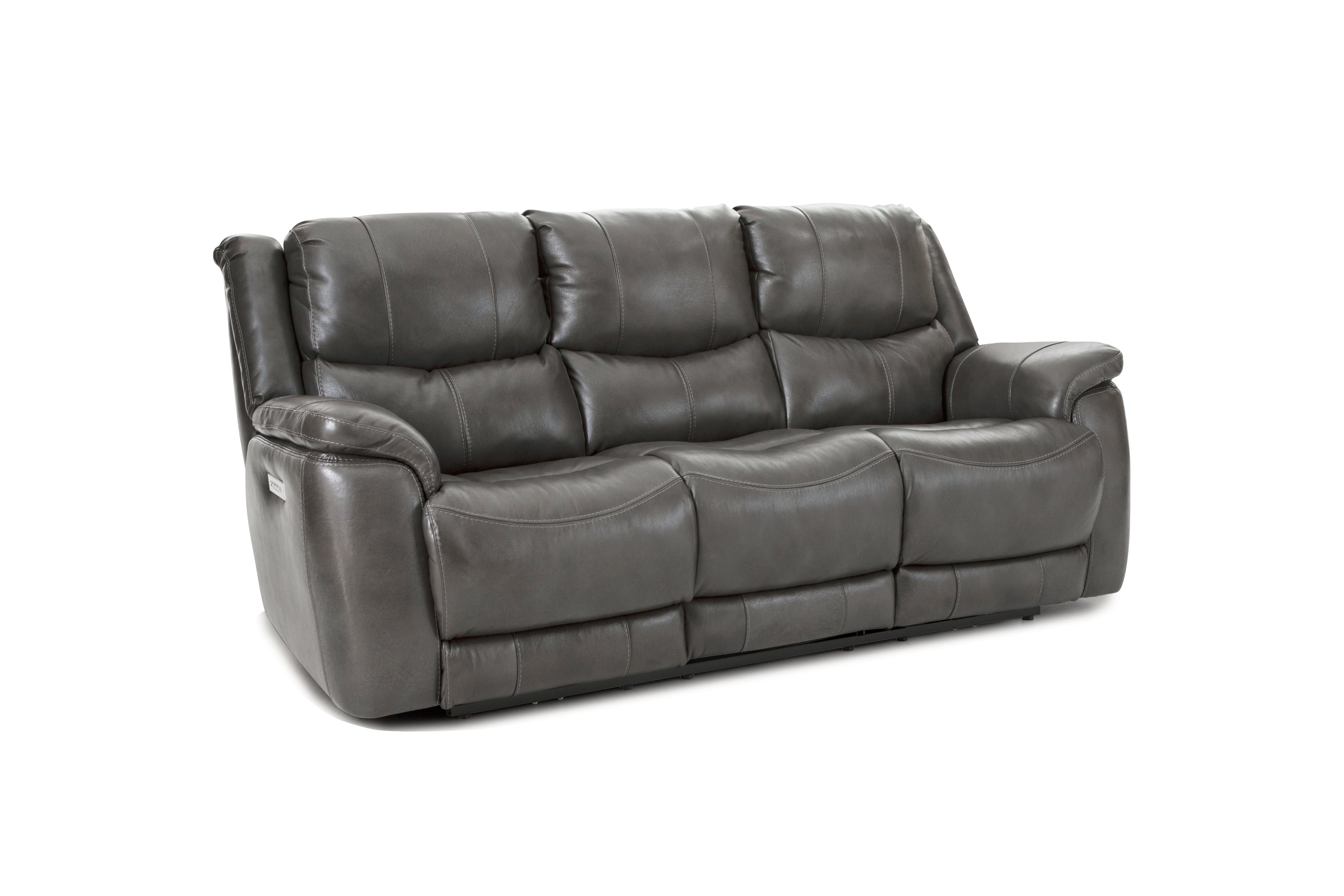 LEATHER MATCH PWR SOFA W/PWR HEADRESTS