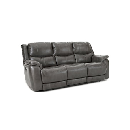 LEATHER MATCH PWR SOFA W/PWR HEADRESTS