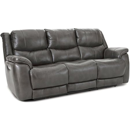 LEATHER MATCH PWR SOFA W/PWR HEADRESTS