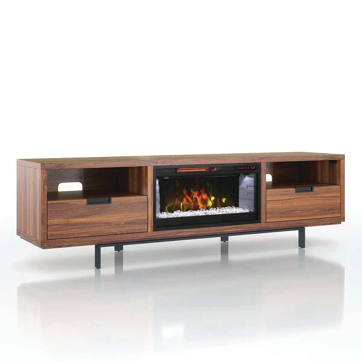 Greentouch Home WYNWOOD TV CONSOLE W/FIREPLACE Darvin Furniture