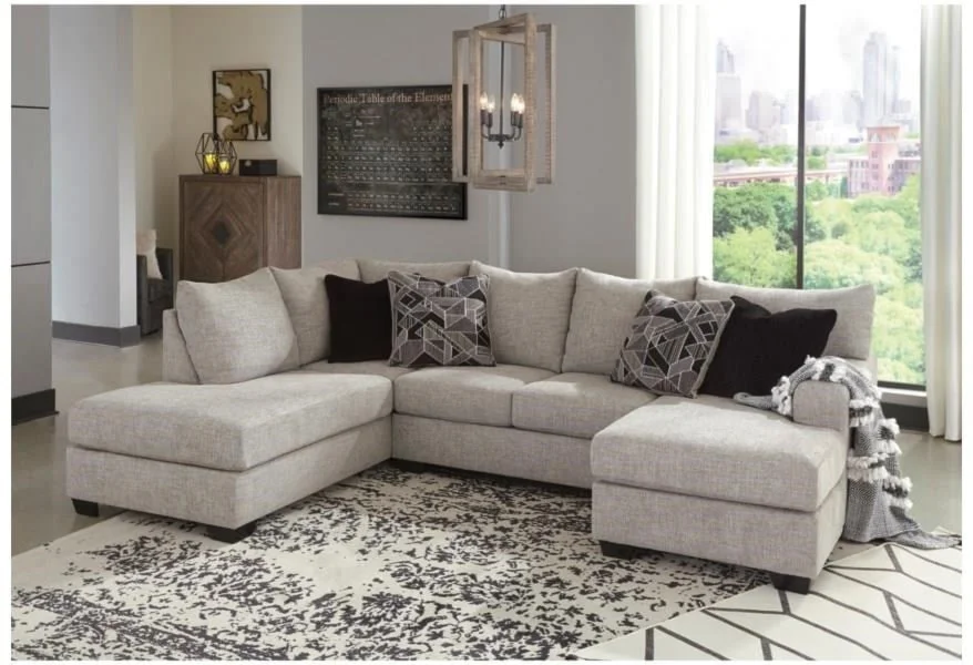 Benchcraft Megginson U-Shaped Sectional with Two Chaises | Darvin ...