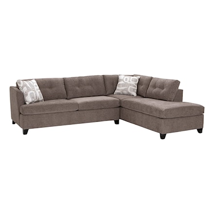 2 PIECE SECTIONAL W/QUEEN SLEEPER