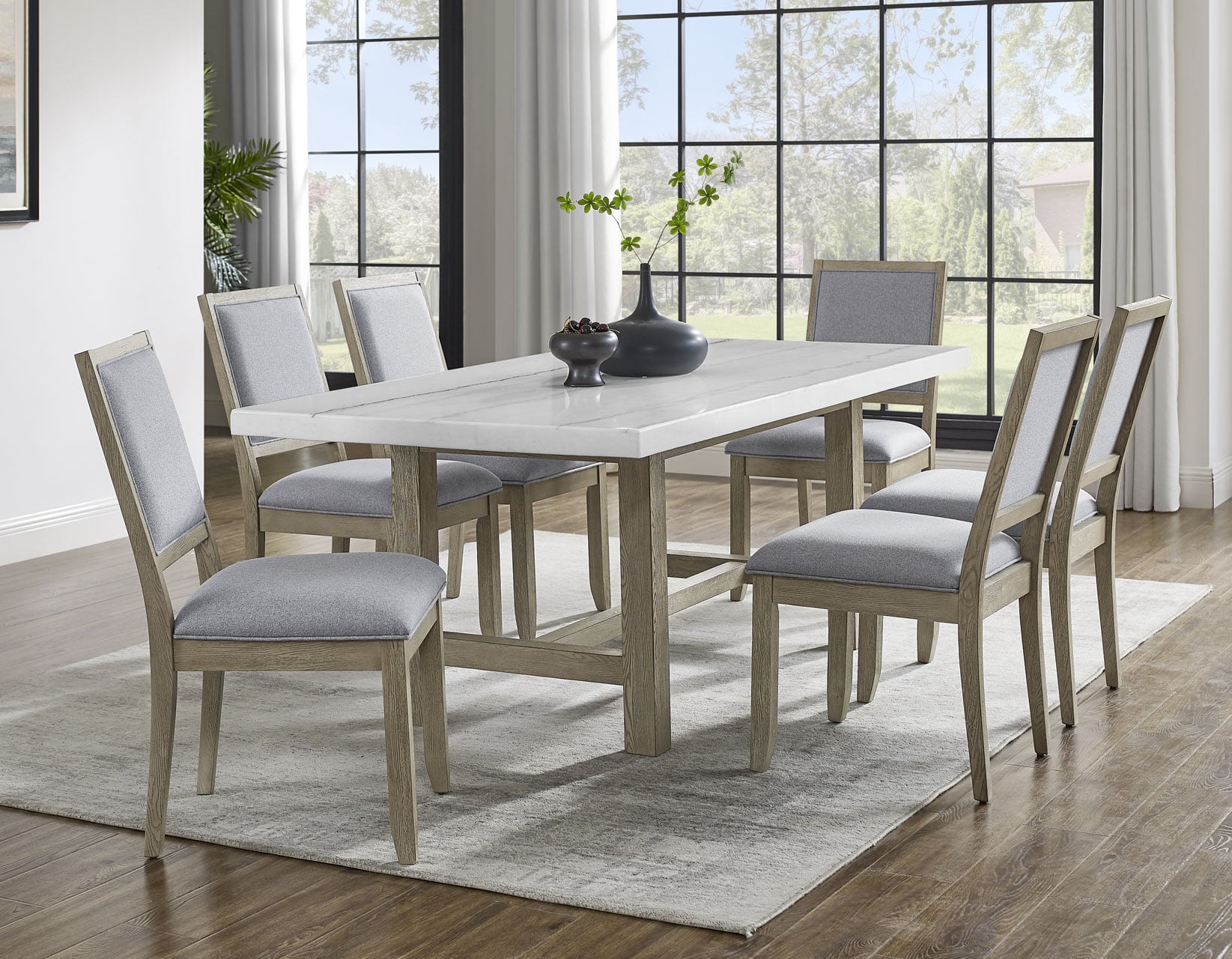 Silver 5 2024 piece dining set