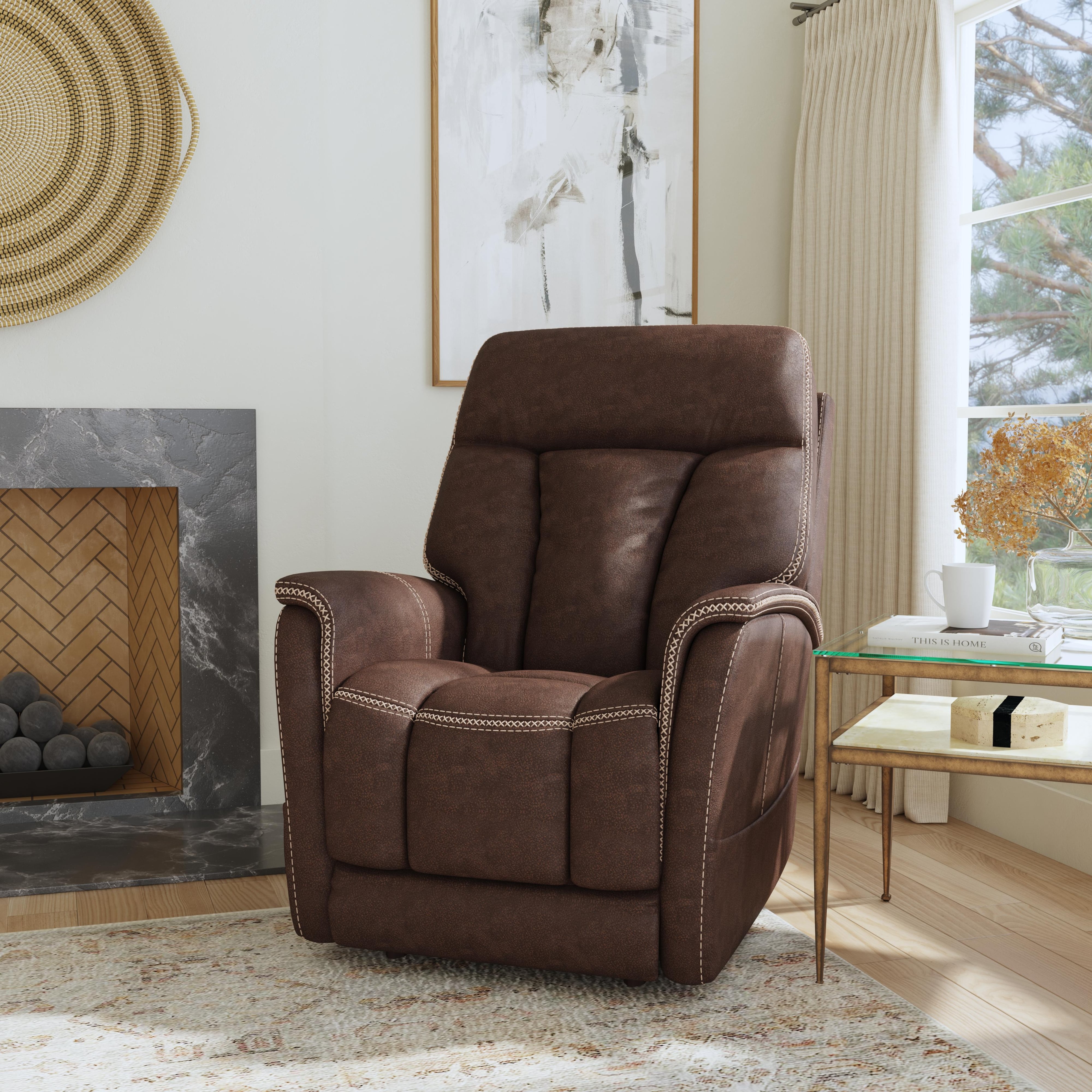 Signature Design by Ashley Samir Power Lift Recliner with Massage