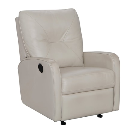 TOP GRAIN LEATHER MATCH POWER RECLINER