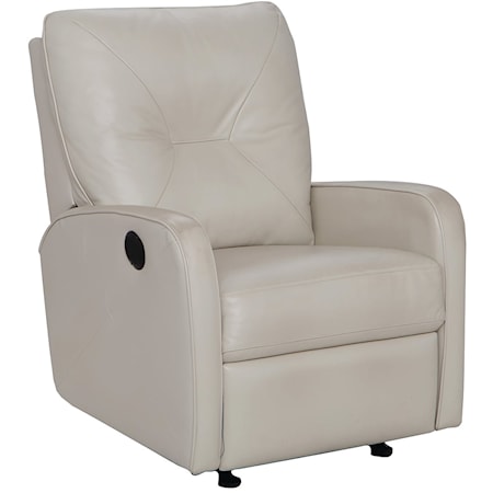 TOP GRAIN LEATHER MATCH POWER RECLINER