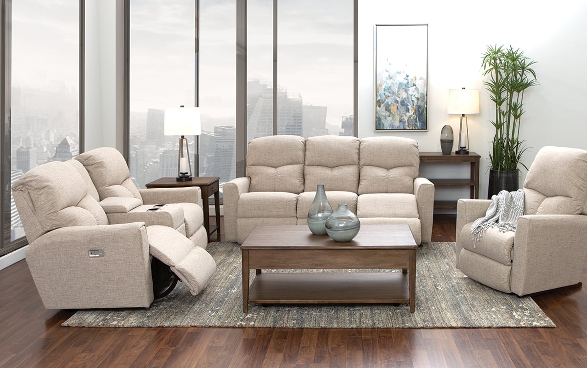 POWER SOFA W/POWER HEADRESTS