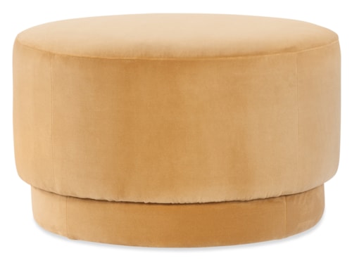 Contemporary Medium Round Ottoman