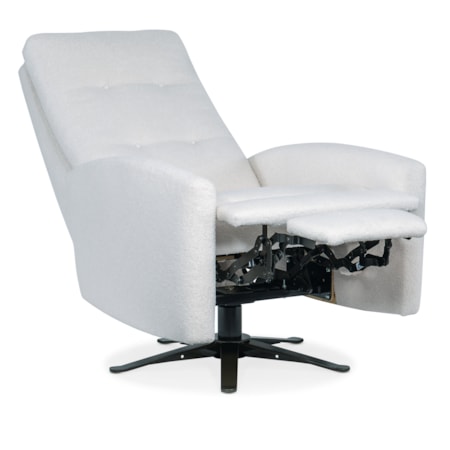 Tufted Back Swivel Recliner