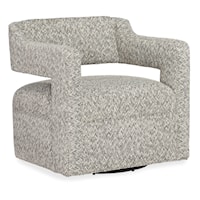Maleko Swivel Chair - Metal Base