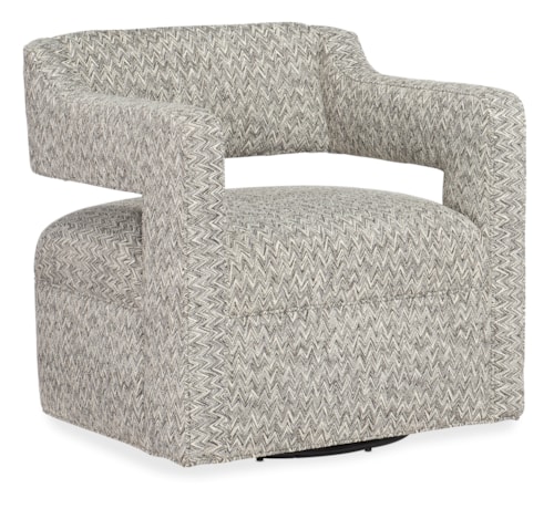 Maleko Swivel Chair - Metal Base