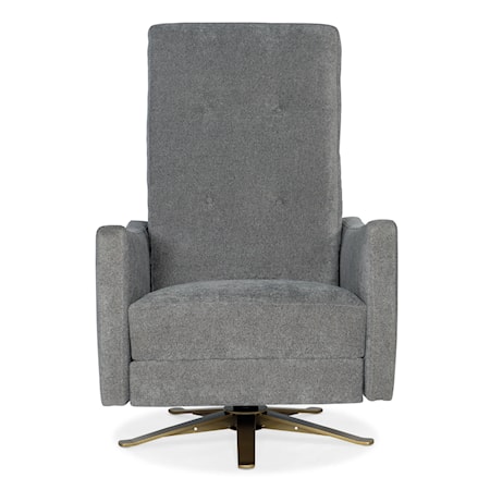 Tufted Back Swivel Recliner