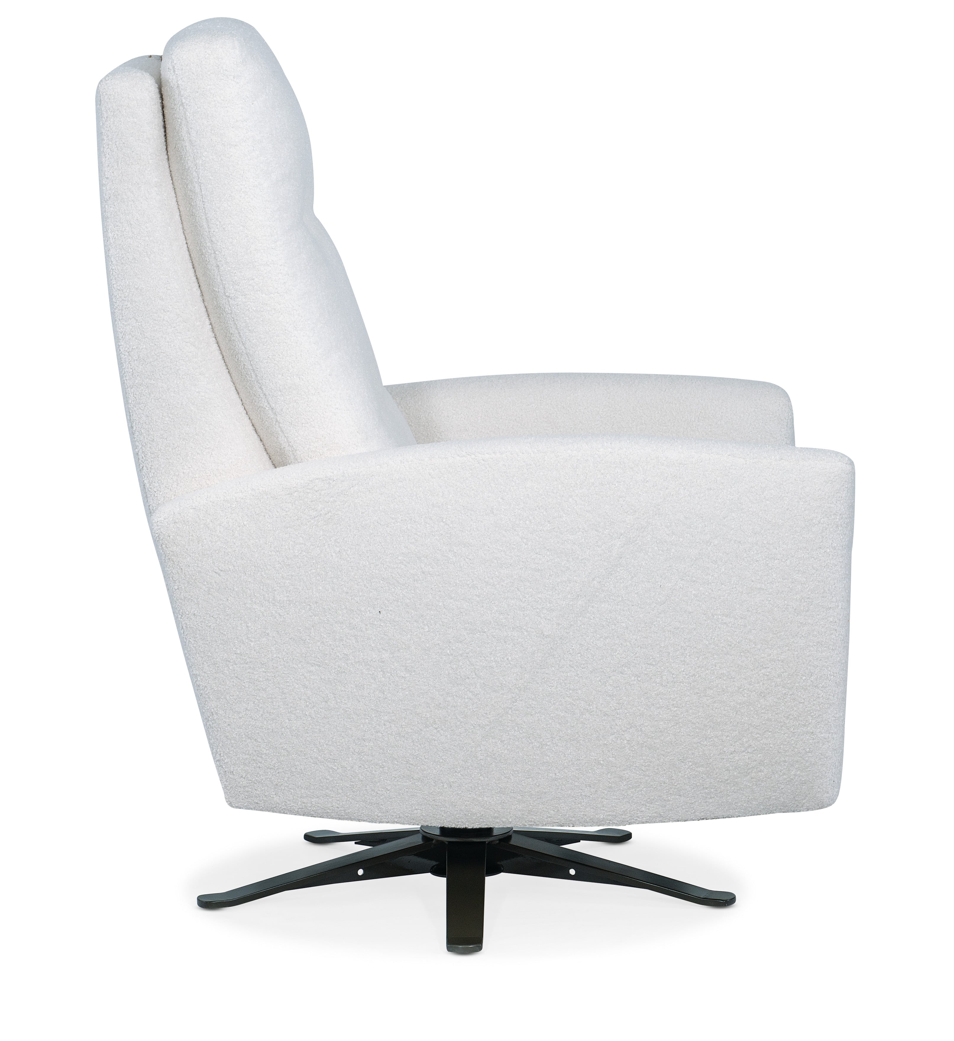 HF Custom Basil Tufted Back Swivel Recliner