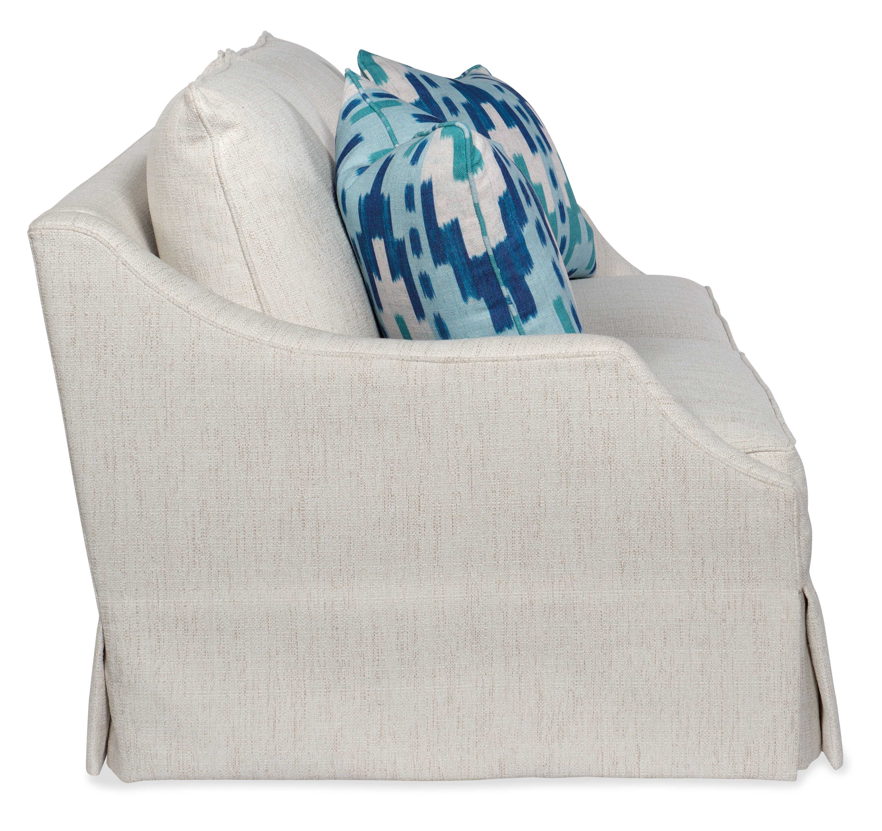 75 Inch Skirted Studio Sofa