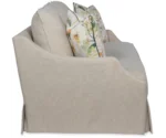 HF Custom Bea 86 Inch Skirted Sofa