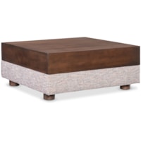 Contemporary Corner Table with Wood Top