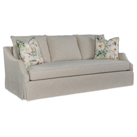 86 Inch Skirted Sofa