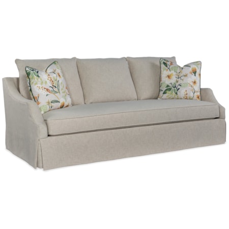 86 Inch Skirted Sofa