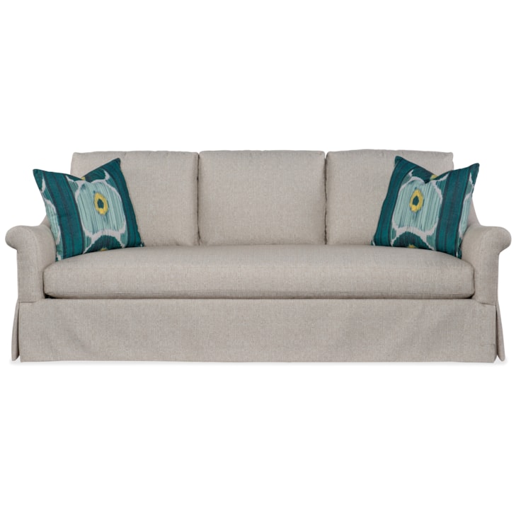 HF Custom Emme Skirted Sofa