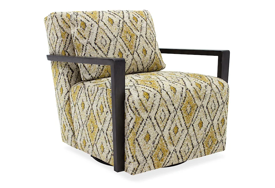 Creighton Swivel Chair by Sam Moore at Reeds Furniture