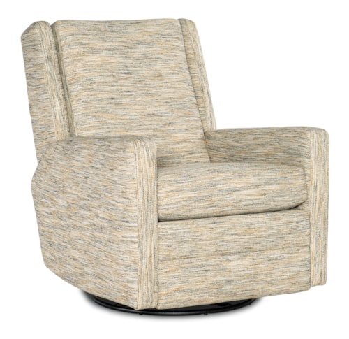 Transitional Manual Swivel Glider Recliner