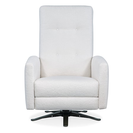 Tufted Back Swivel Recliner