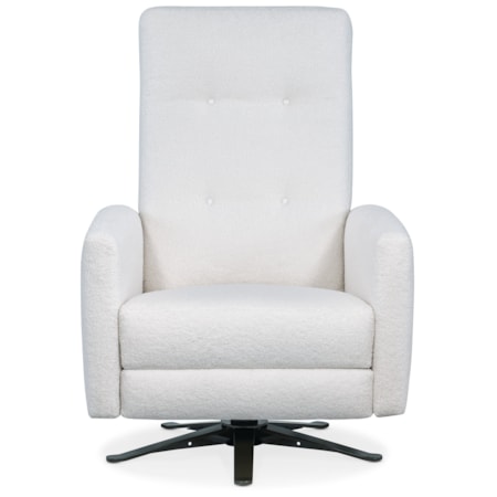 Tufted Back Swivel Recliner