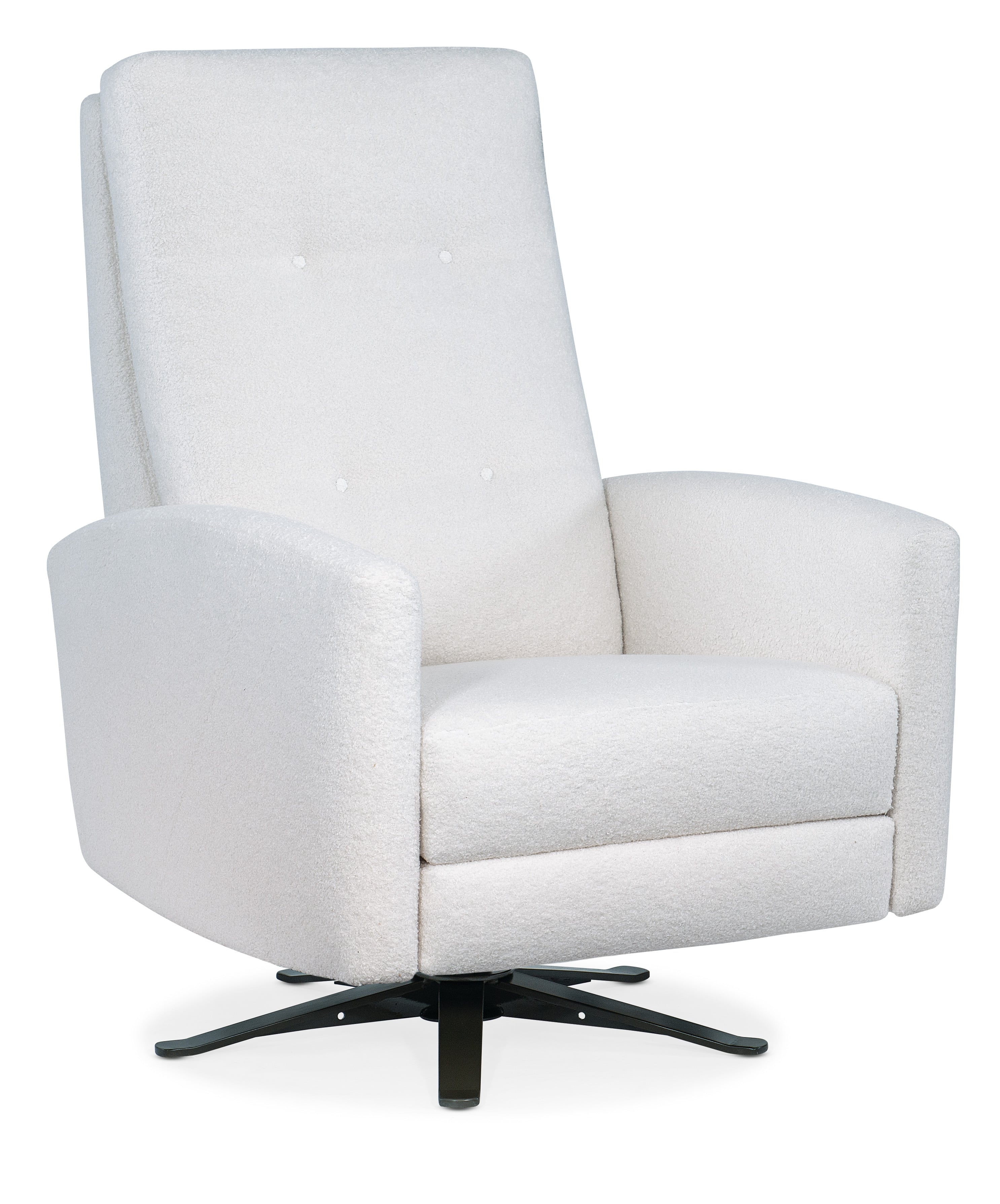 HF Custom Basil Tufted Back Swivel Recliner