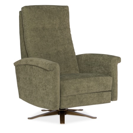 Tufted Back Swivel Recliner