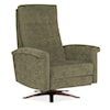 HF Custom Breck Tufted Back Swivel Recliner