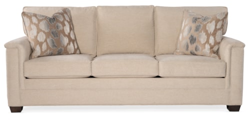 Transitional 3 over 3 Sofa