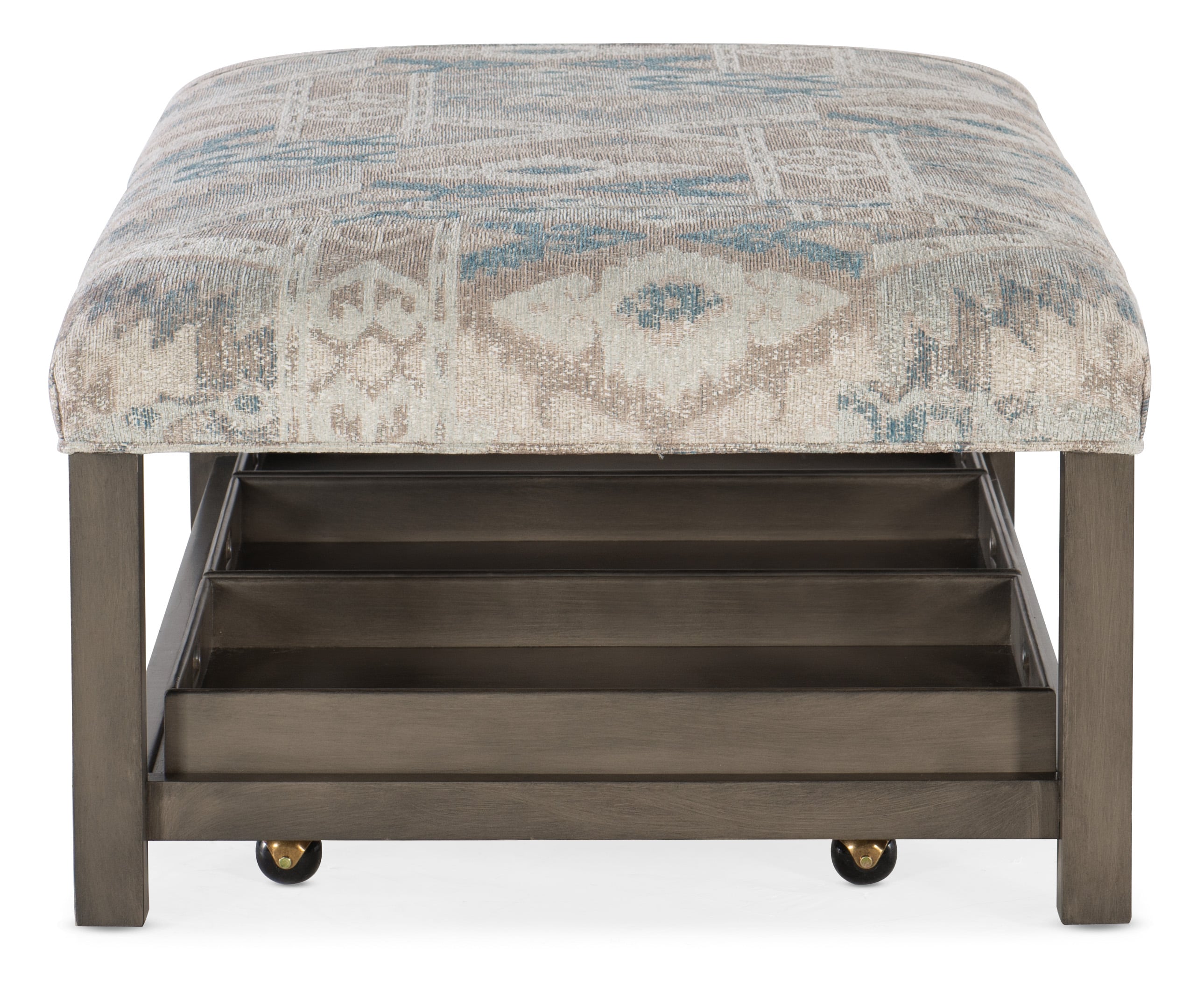 HF Custom Hollis Rectangle Tray Ottoman