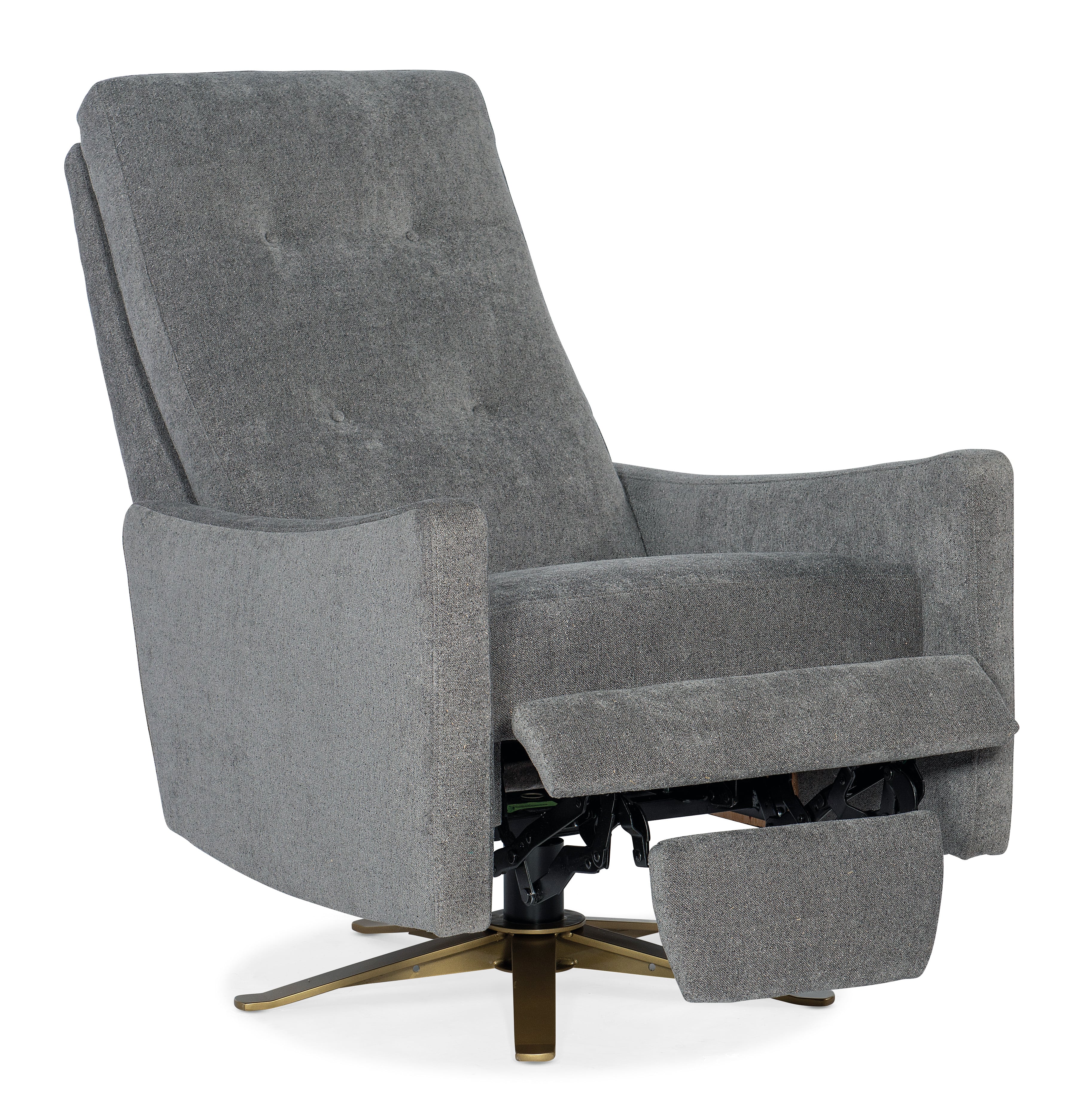 HF Custom Baylen Tufted Back Swivel Recliner