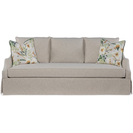 86 Inch Skirted Sofa