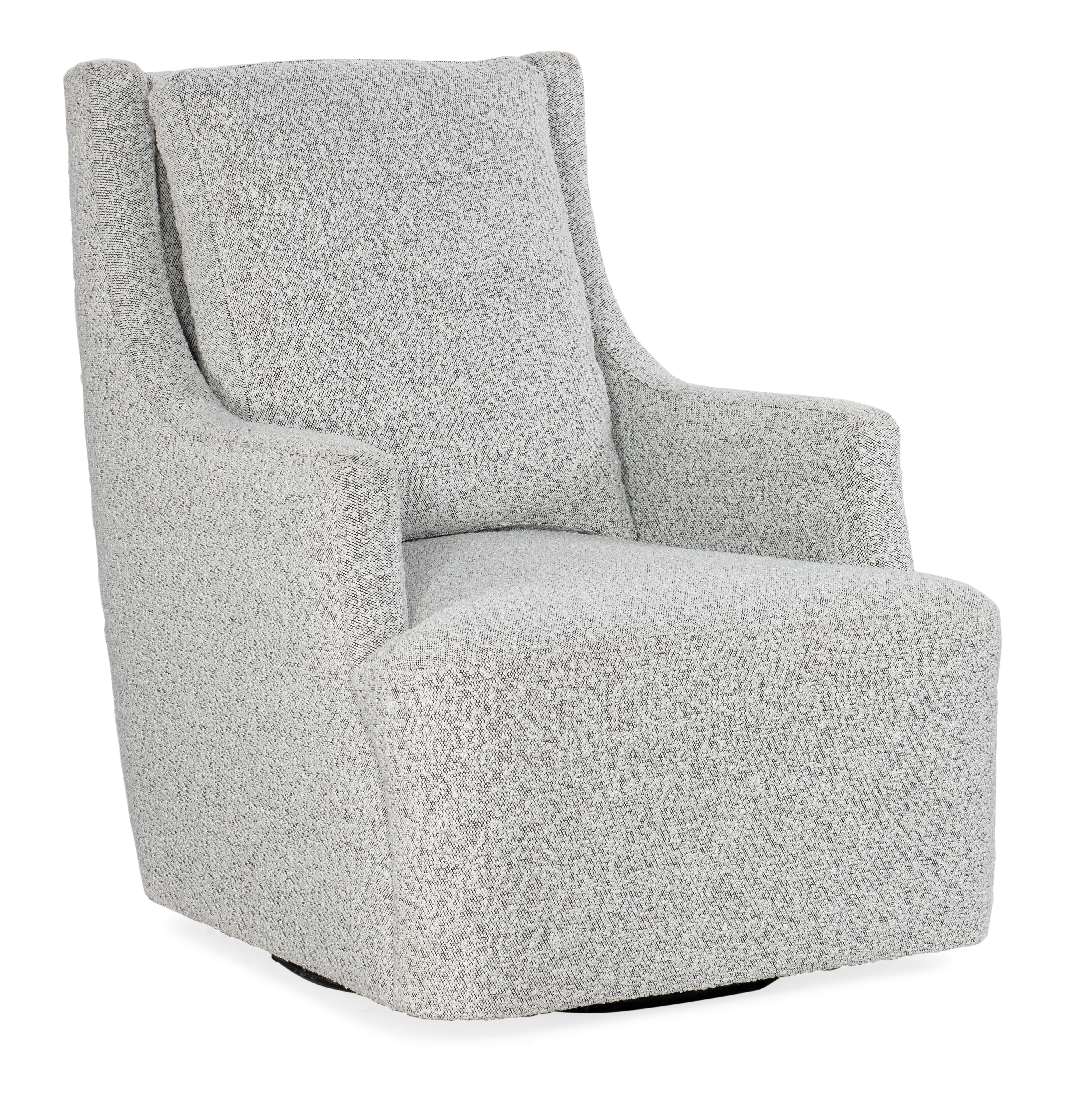 Lennox glider swivel with storage ottoman luca discount grey