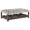 HF Custom Hollis Rectangle Tray Ottoman