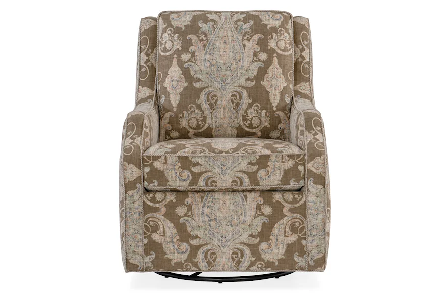 Aubrey Swivel Glider by Sam Moore at Howell Furniture