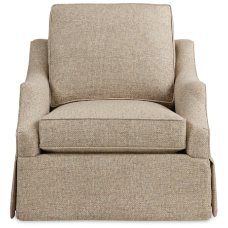 Skirted Swivel Chair