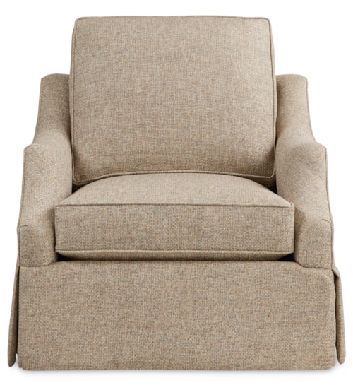 Skirted Swivel Chair