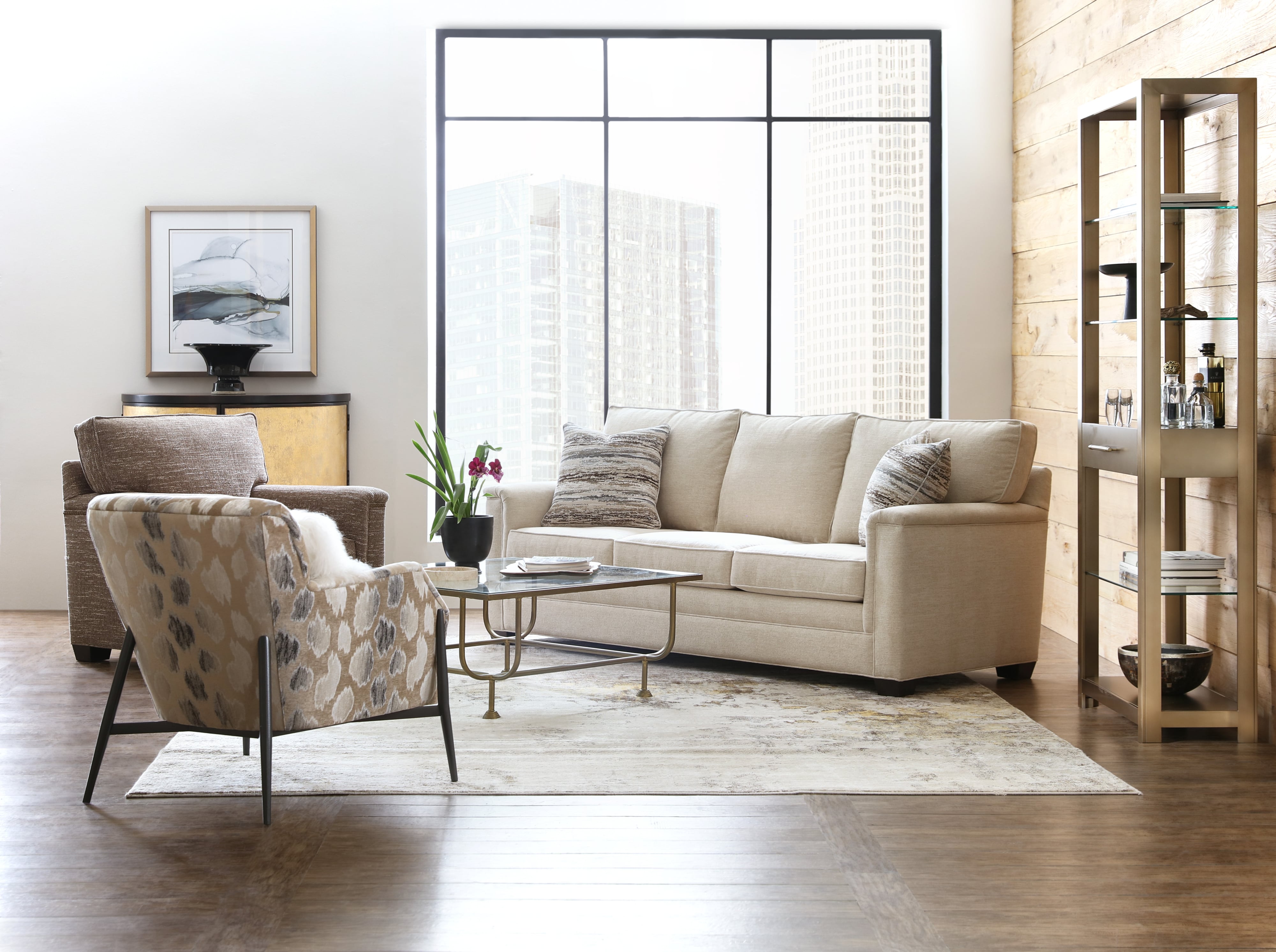 HF Custom Heath 3 over 3 Sofa