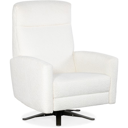 Contemporary Double Back Swivel Recliner