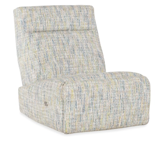 Transitional Armless Power Swivel Glider Recliner