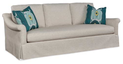 Transitional Skirted Sofa