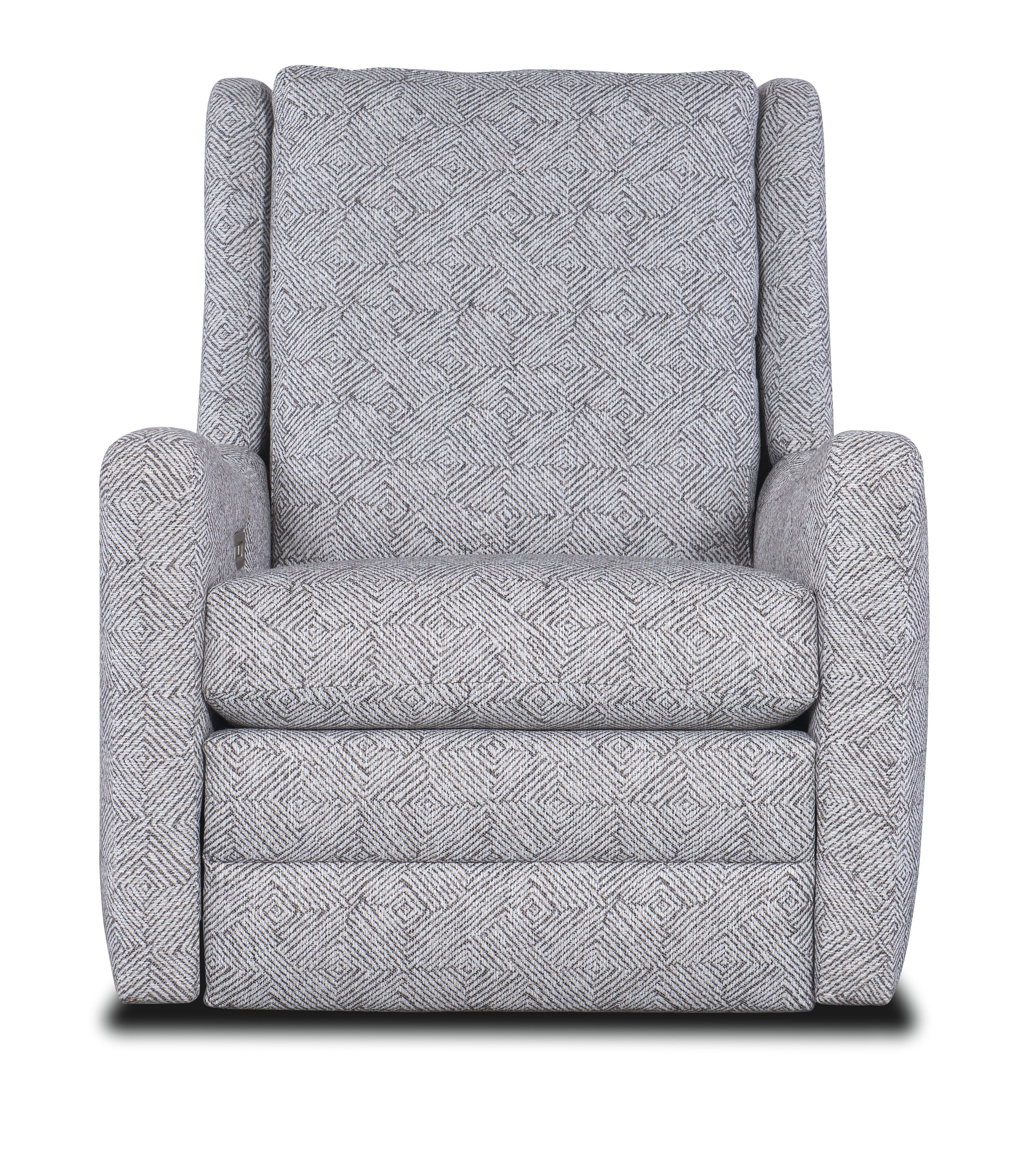 Swivel Glider Recliner Solid Back