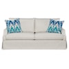 HF Custom Bea 75 Inch Skirted Studio Sofa