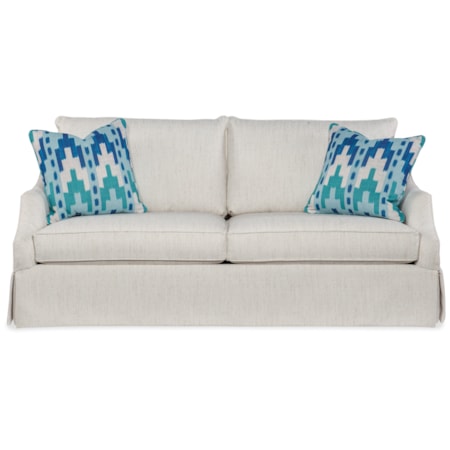 75 Inch Skirted Studio Sofa