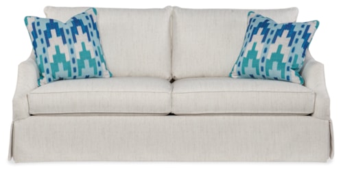 75 Inch Skirted Studio Sofa